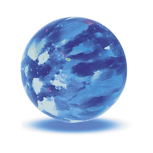 Opal Imitation, Blue, Ball 1-Hole, ø 7.00 mm - 1 piece