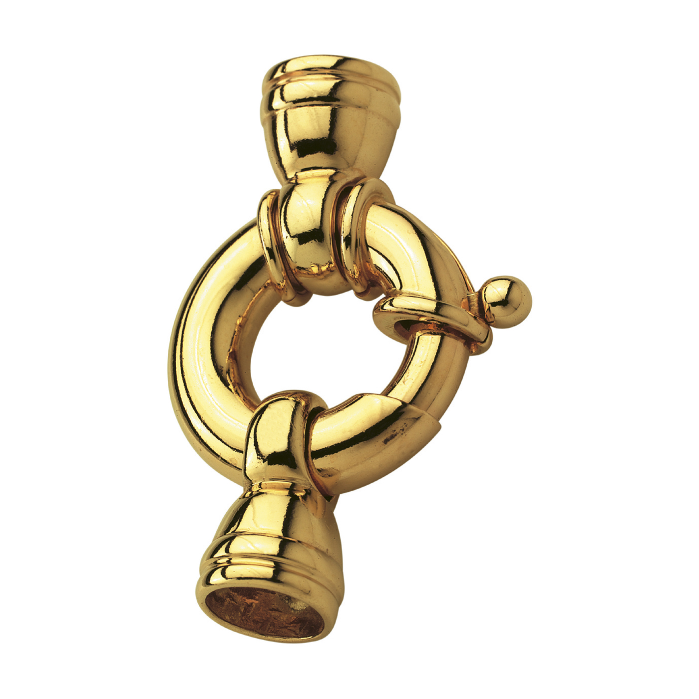 Federring, 750 G, ø 18 mm, mit Endkappen - 1 Stück