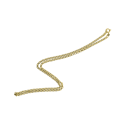 Pea Chain, 585G, 2.0 mm, 42 cm - 1 piece