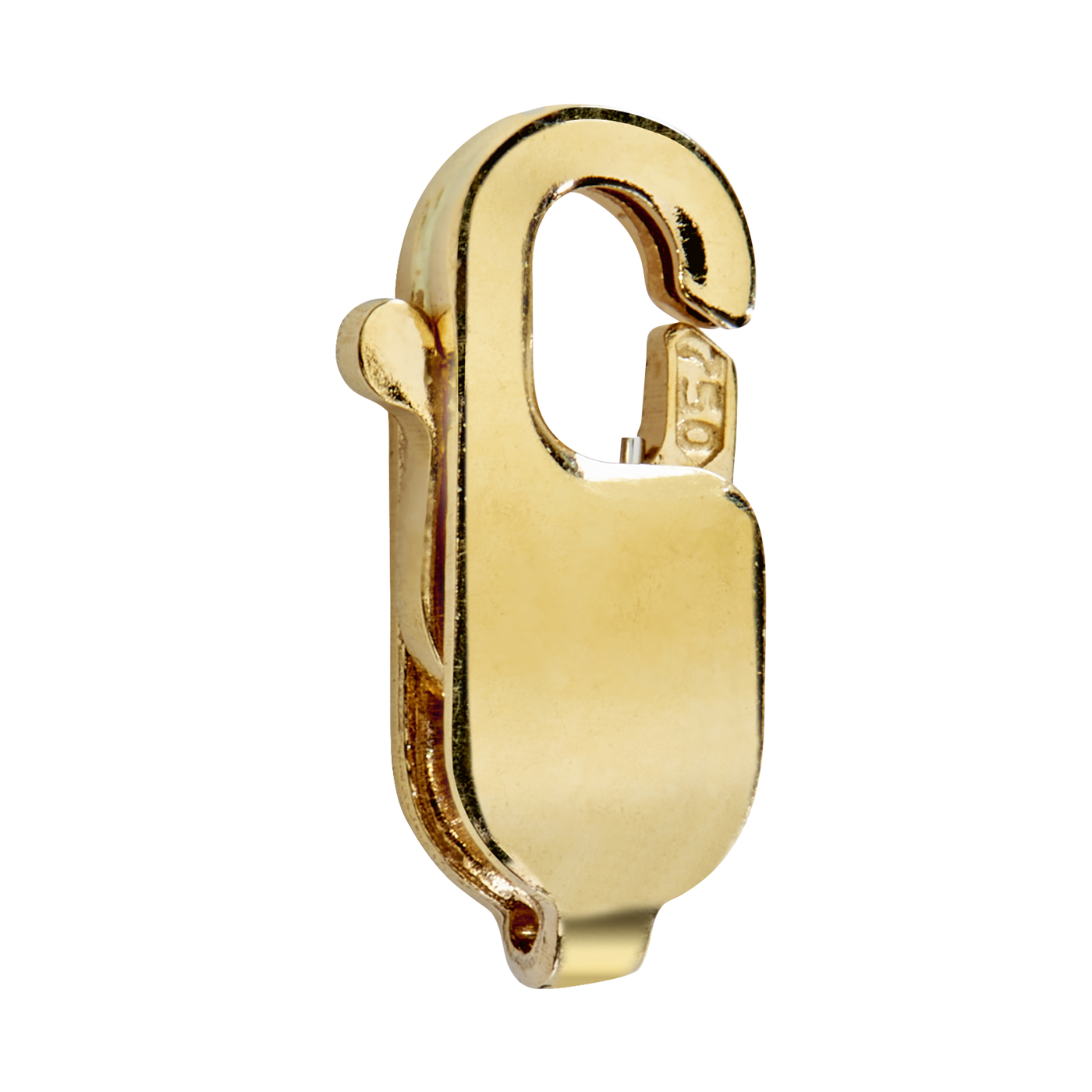 Lobster Clasp, 750G, 3 x 8 mm - 1 piece