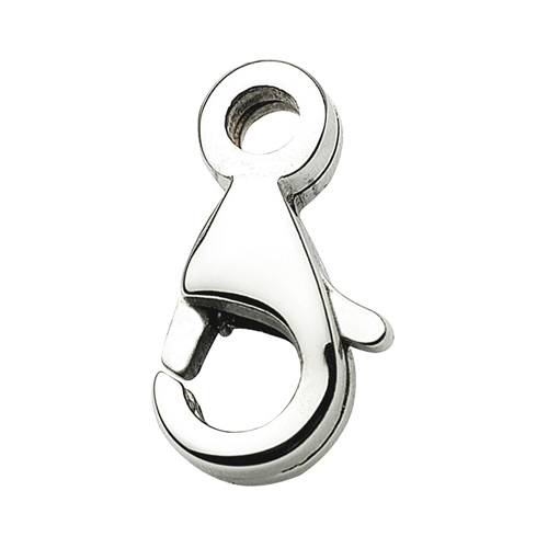 Lobster Clasp, Stainless Steel, 9 mm - 1 piece