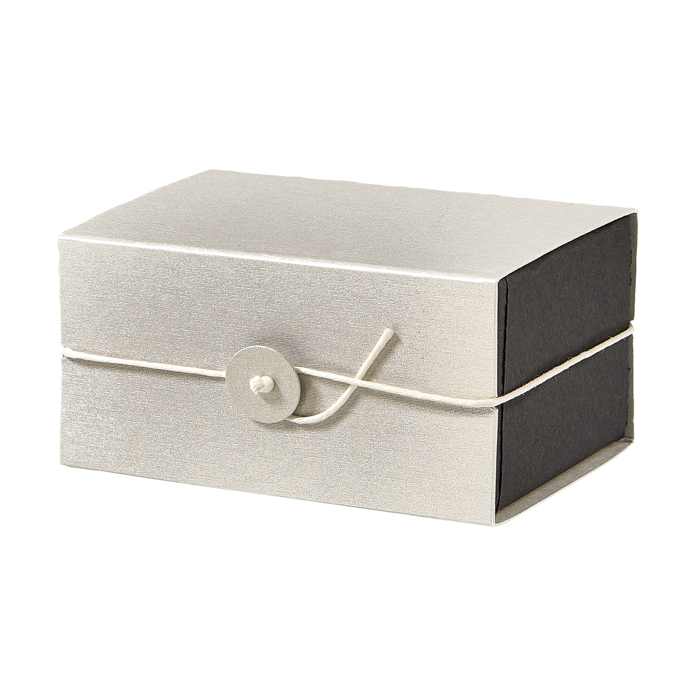 Jewellery Packaging "Pure", silver, 65 x 45 x 33 mm - 1 piece