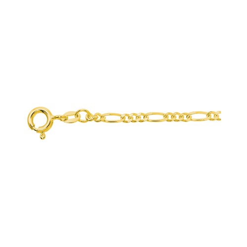 Figaro Curb Chain Diamond-Coated, 333G, 1.80 mm, 45 cm - 1 piece