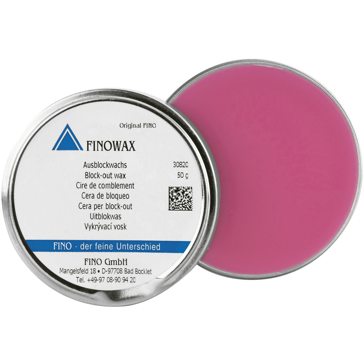 FINOWAX Block-Out Wax, Pink - 50 g