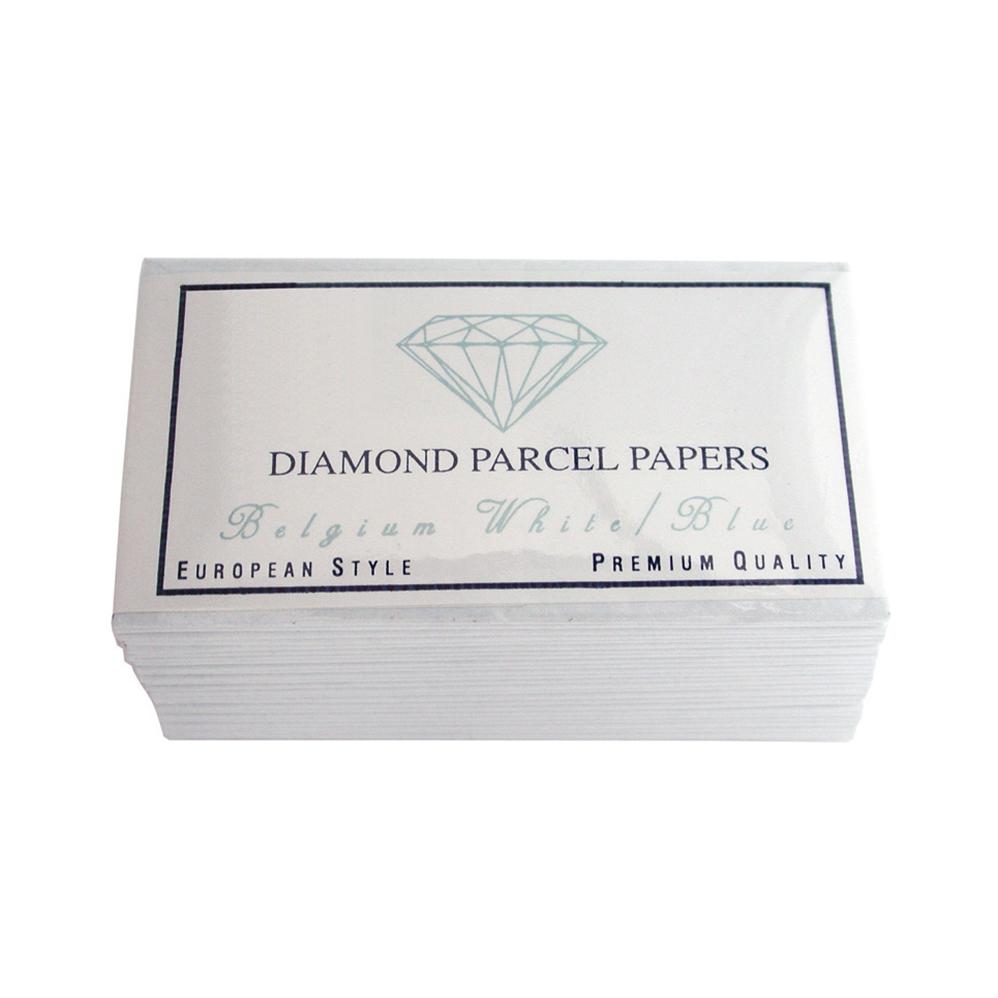 Diamond Parcel Paper, Blue/White - 25 pieces