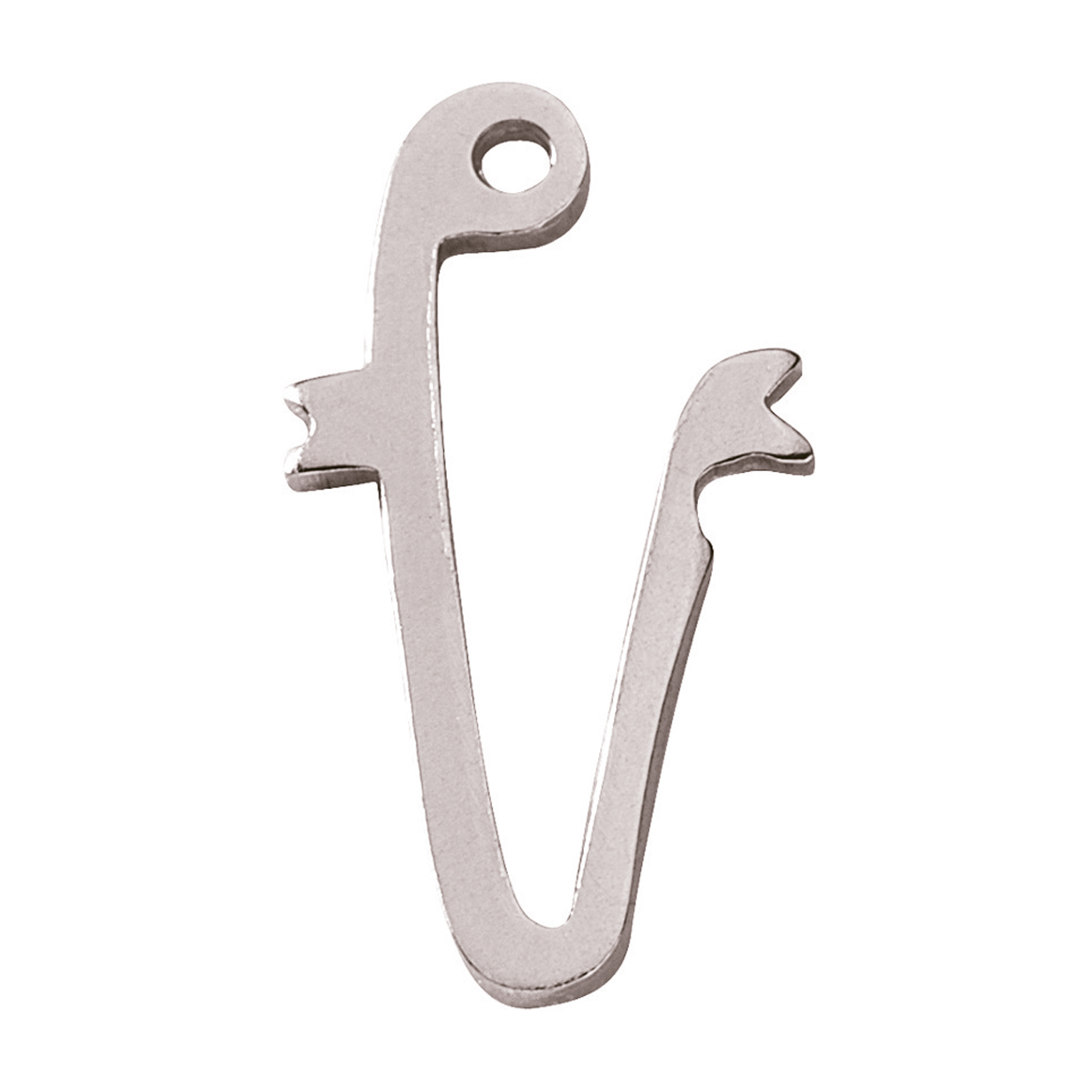 Schnäpper, 925 Ag, 12,9 mm, horizontal - 1 Stück