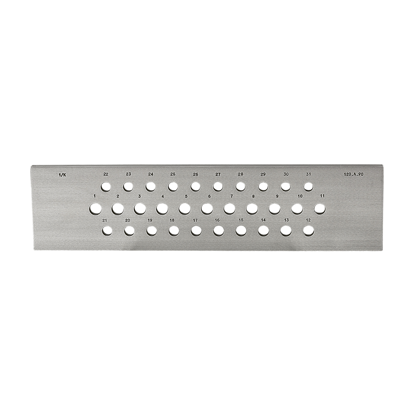 Draw Plate, Round, 31 Holes, 3.0 - 0.5 mm - 1 piece