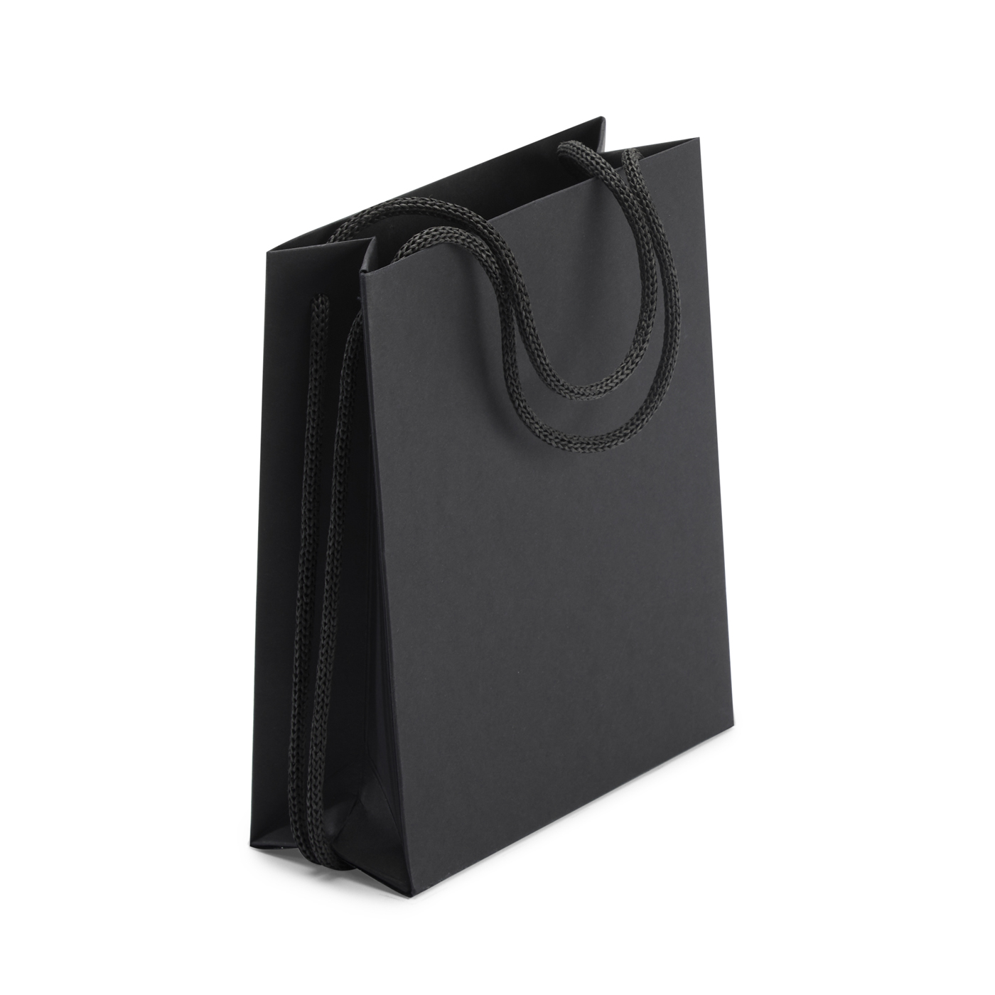 PICA-Design Papiertragetasche, klein, schwarz, 140 x 170 x 60 mm - 3 Stück PICA-Design Papiertragetasche, klein, schwarz, 140 x 170 x 60 mm - 3 Stück