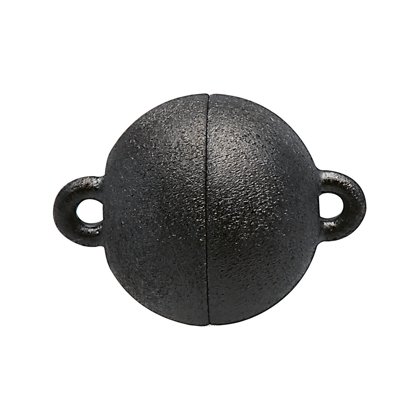 classicLine Magnetic Clasp, Ball, 925Ag Rugat. Matt, ø 13mm - 1 piece