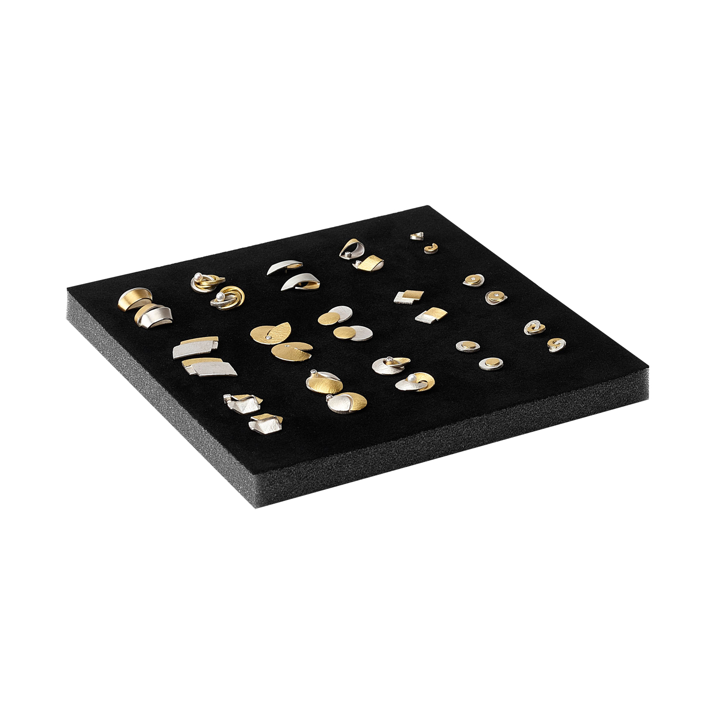 PICA-Design Einlage, für Vorlagetablett, schwarz, klein, für Ohrstecker - 1 Stück