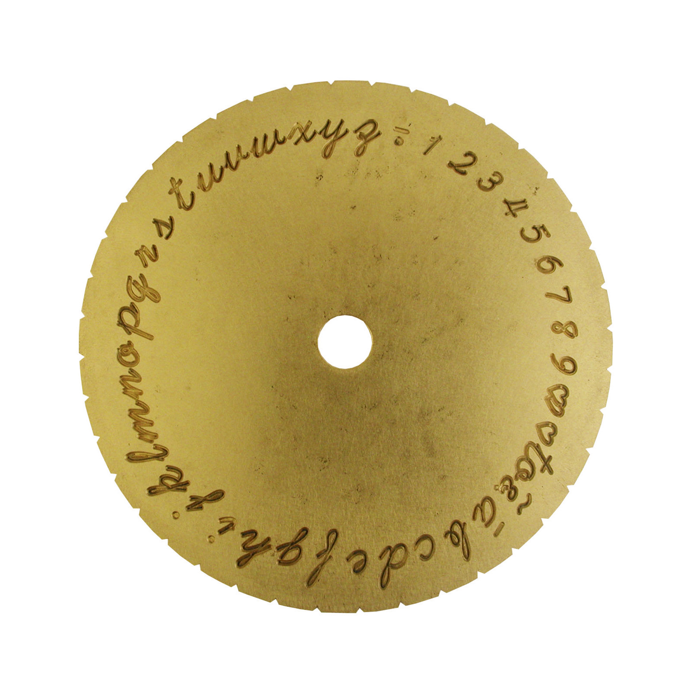 Lettering Template Cursive, for Pirem mini - 1 piece Lettering Template Cursive, for Pirem mini - 1 piece
