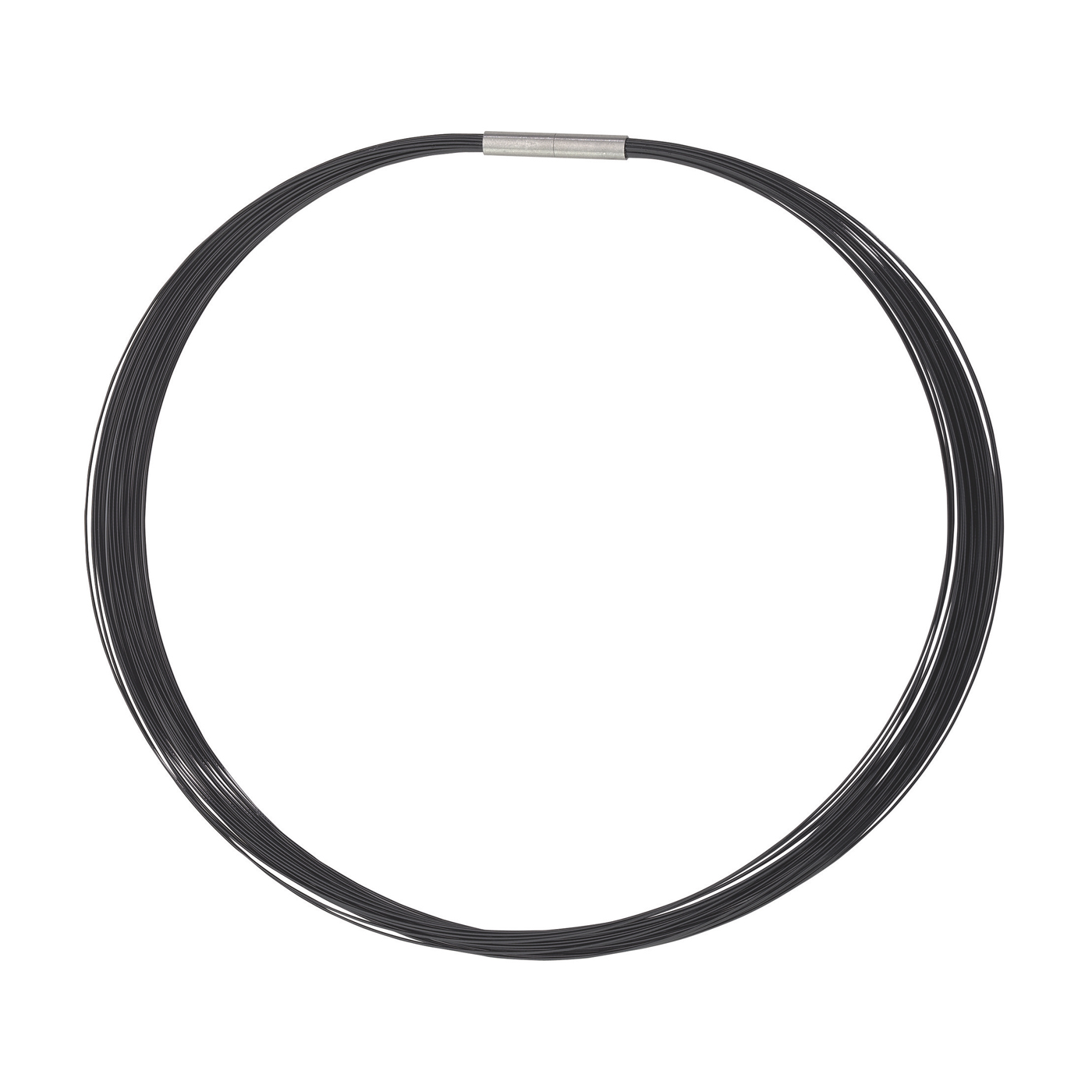 Steel Cable Neck Wire, Black, 24-Strand, 42 cm - 1 piece