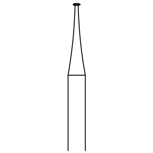 Lens-Shaped Milling Cutter, Fig. 415, ø 1.0 mm - 6 pieces