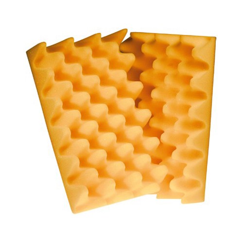 FINO Profiled Foam, for 4.5 l, Yellow - 2 pieces