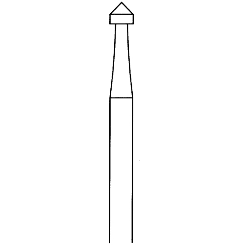 Steinruhfräser, Fig. 413, ø 2,4 mm - 1 Stück Steinruhfräser, Fig. 413, ø 2,4 mm - 1 Stück