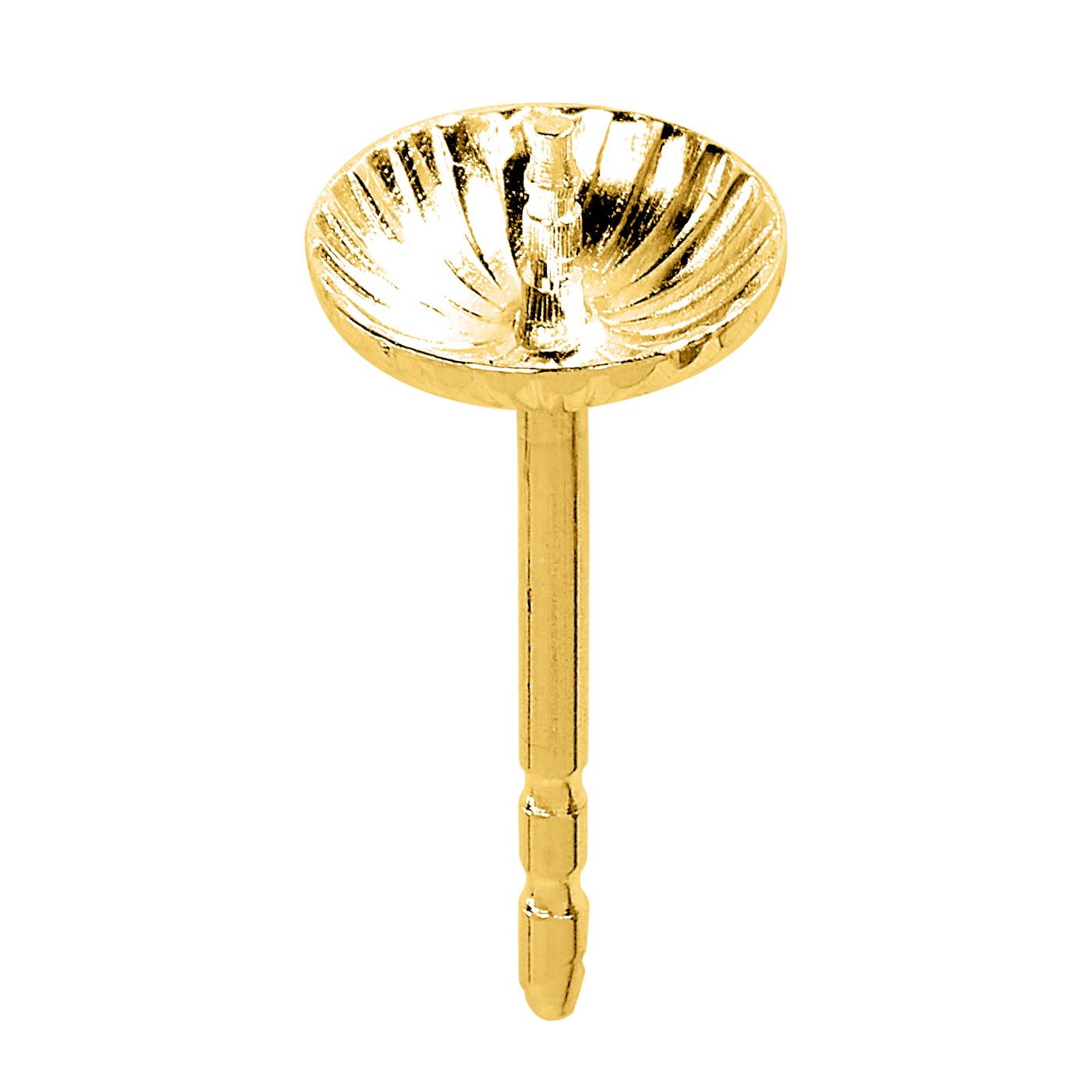 Ear Post, 333G, Pearl Cup ø 6 mm - 1 piece