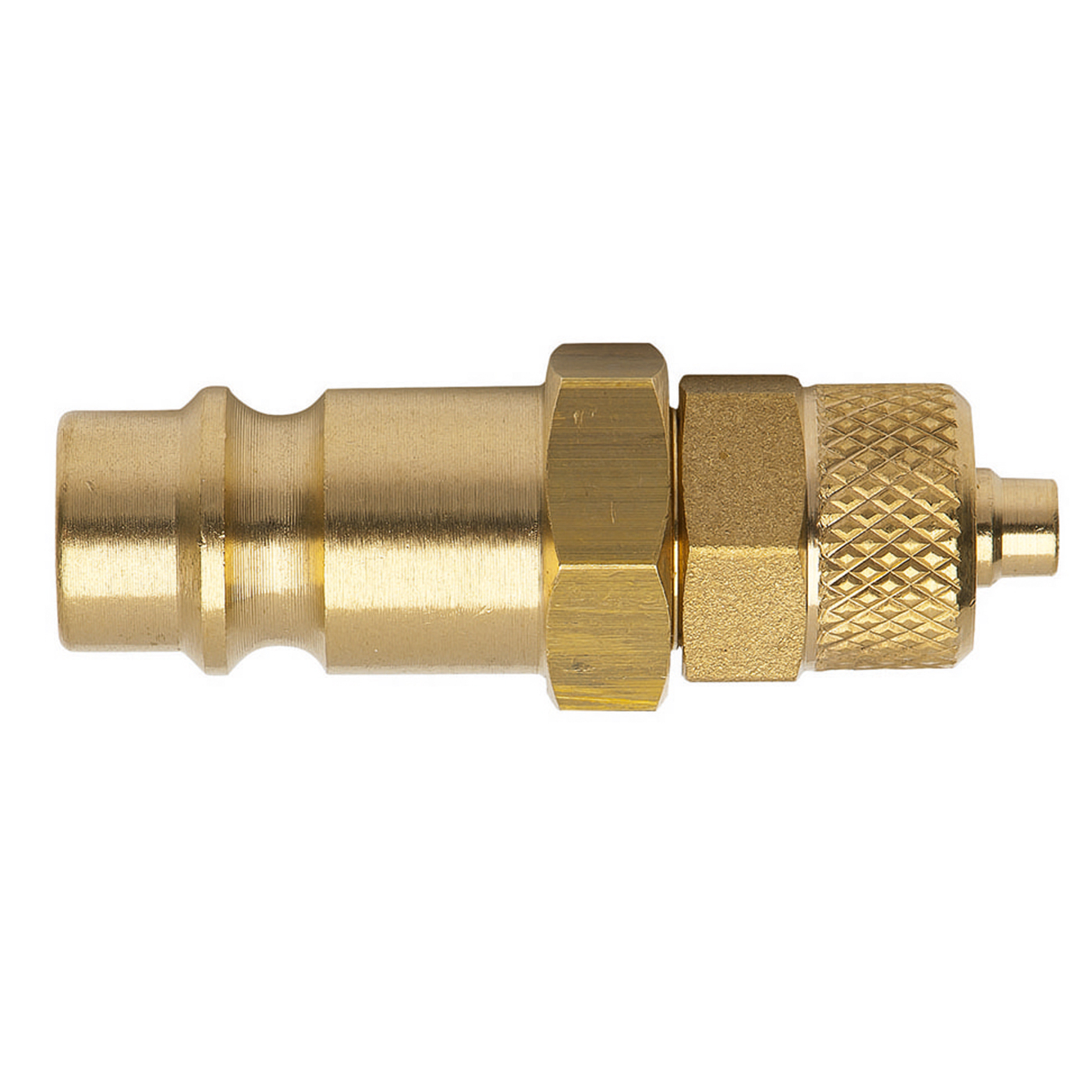 Stecker DN 7,2 mit Schnellverschraubung, für Schlauch 6x4 mm - 1 Stück Stecker DN 7,2 mit Schnellverschraubung, für Schlauch 6x4 mm - 1 Stück