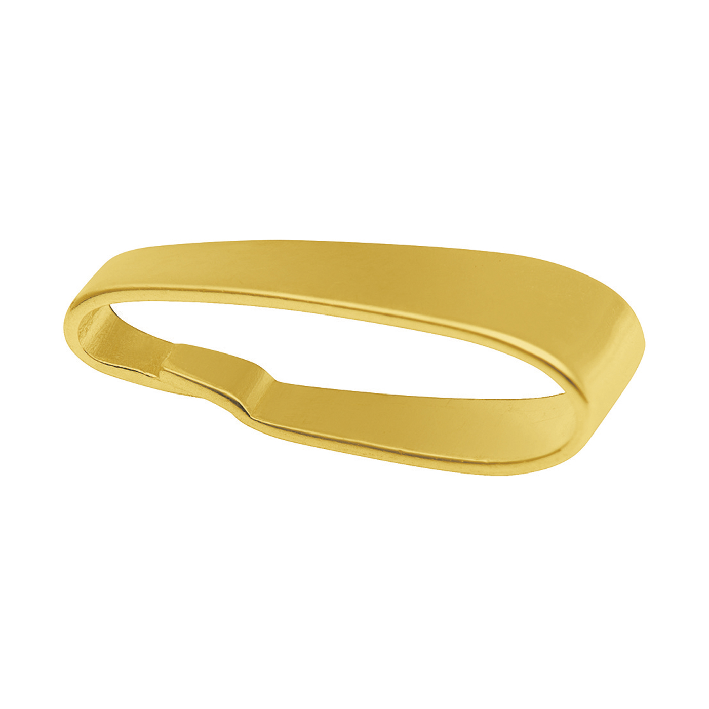 Pendant Loop, 750G, 4 x 11 mm, Smooth - 1 piece