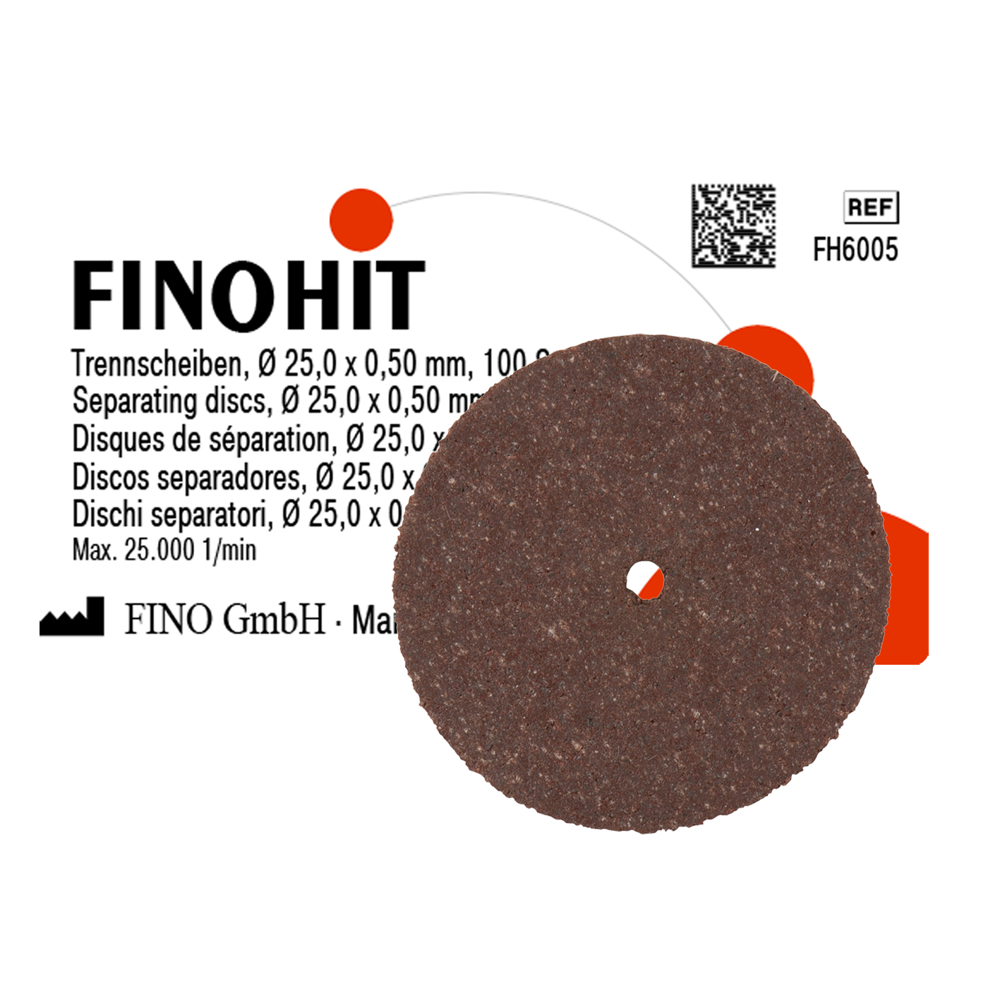 FINOHIT Trennscheiben, ø 25 x 0,5 mm - 100 Stück