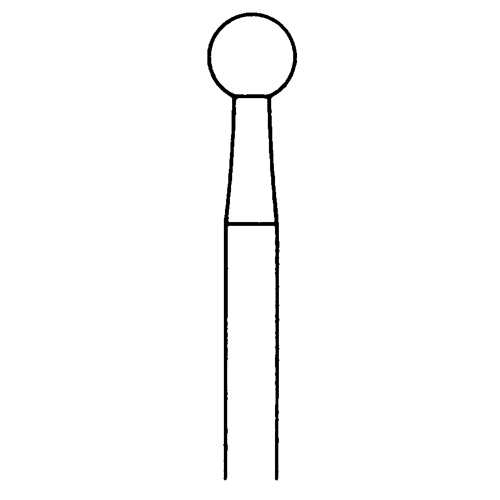 Kugelfräser, Fig. 1, ø 4,0 mm - 1 Stück