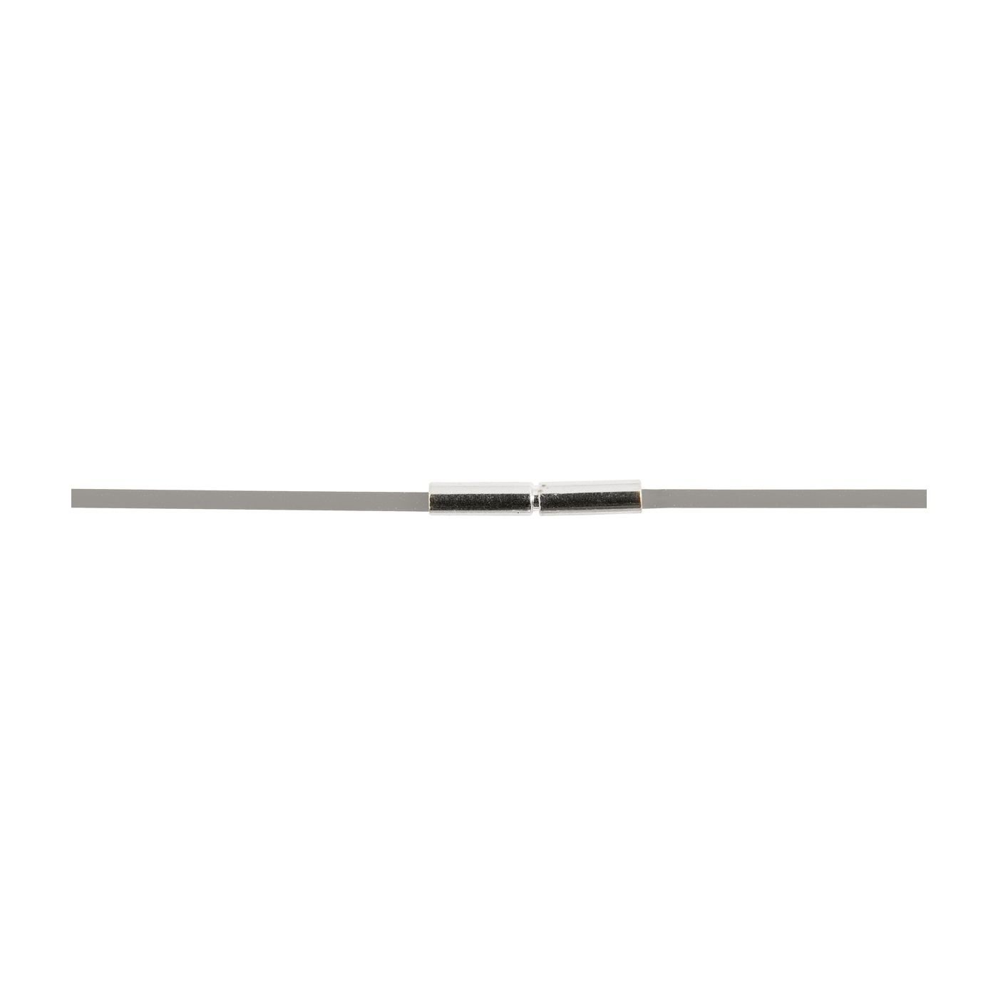 Rubber Circlet, Grey, ø 1.5 mm, 42 cm - 1 piece