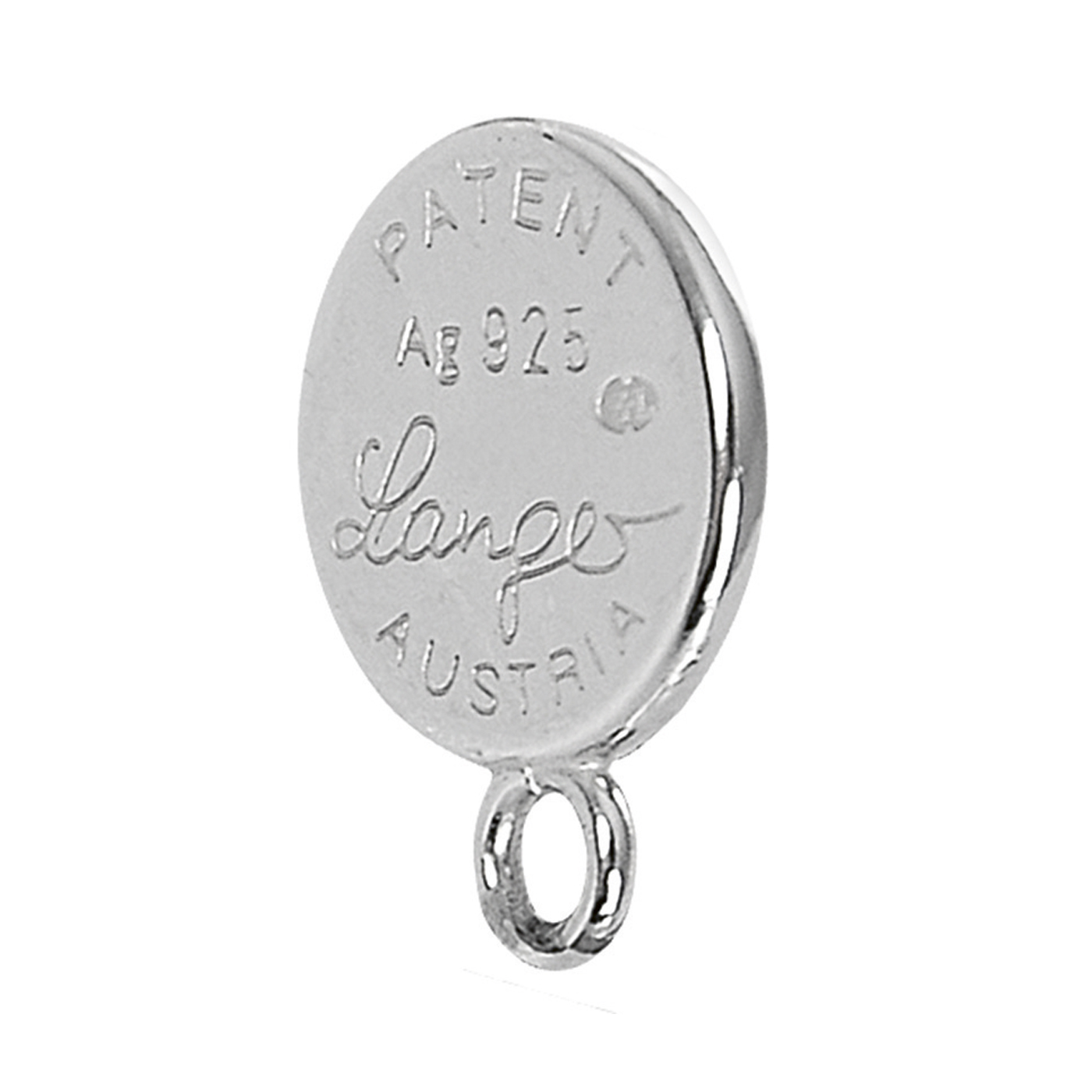 AddOn Fixing Pads, 925Ag Rhodium-Plated, ø 10 mm - 1 piece AddOn Fixing Pads, 925Ag Rhodium-Plated, ø 10 mm - 1 piece
