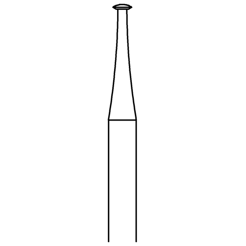 Lens-Shaped Milling Cutter, Fig. 415, ø 1.6 mm - 6 pieces