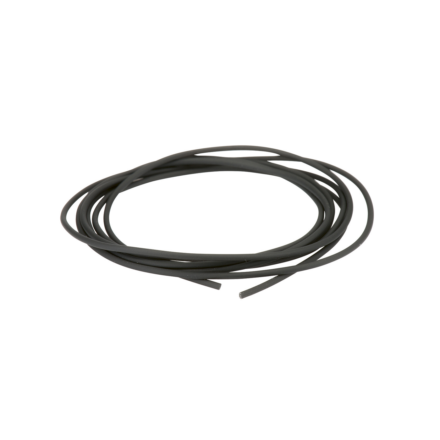 Kautschukschnur, schwarz, ø 1,2 mm, 1 m - 1 m