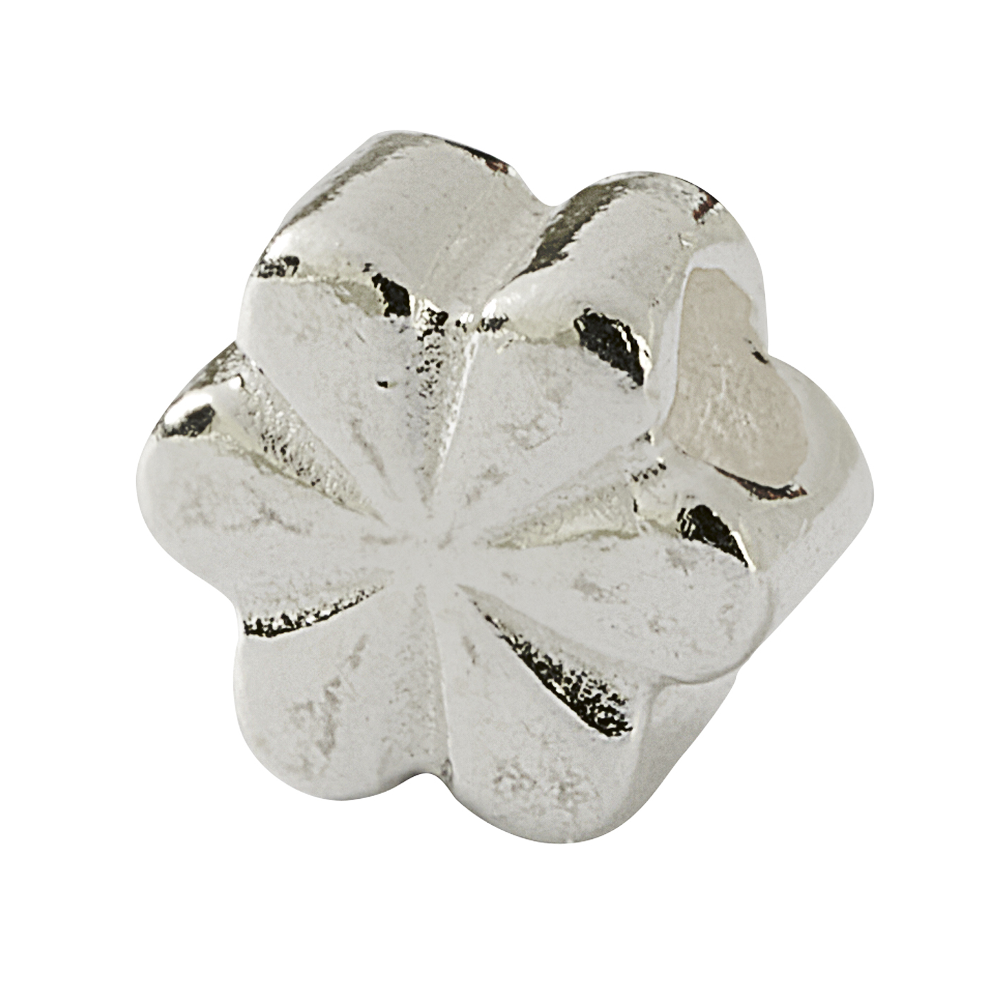 Zwischenteil, Kleeblatt, 925 Ag, ø 5 mm, poliert - 1 Stück