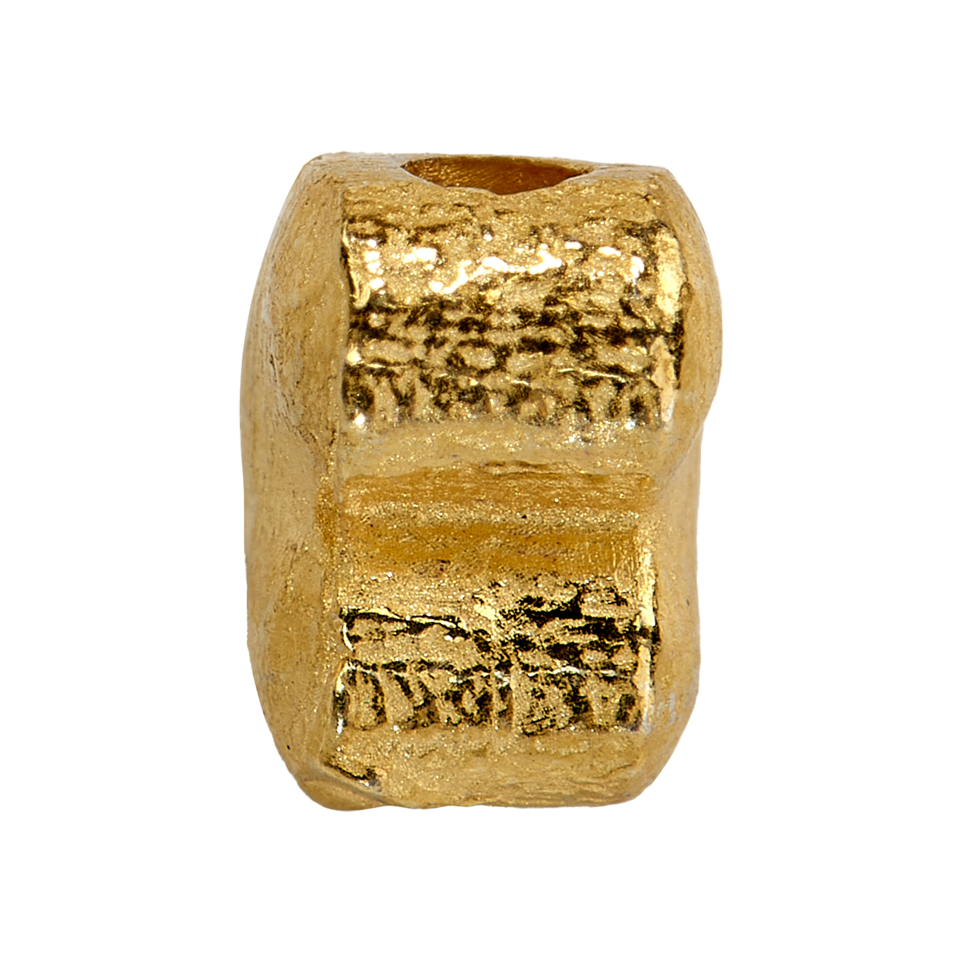 Zwischenteil, Herz, 925 Ag, verg., 5,3x5,3x3,6 mm, mattiert - 1 Stück Zwischenteil, Herz, 925 Ag, verg., 5,3x5,3x3,6 mm, mattiert - 1 Stück