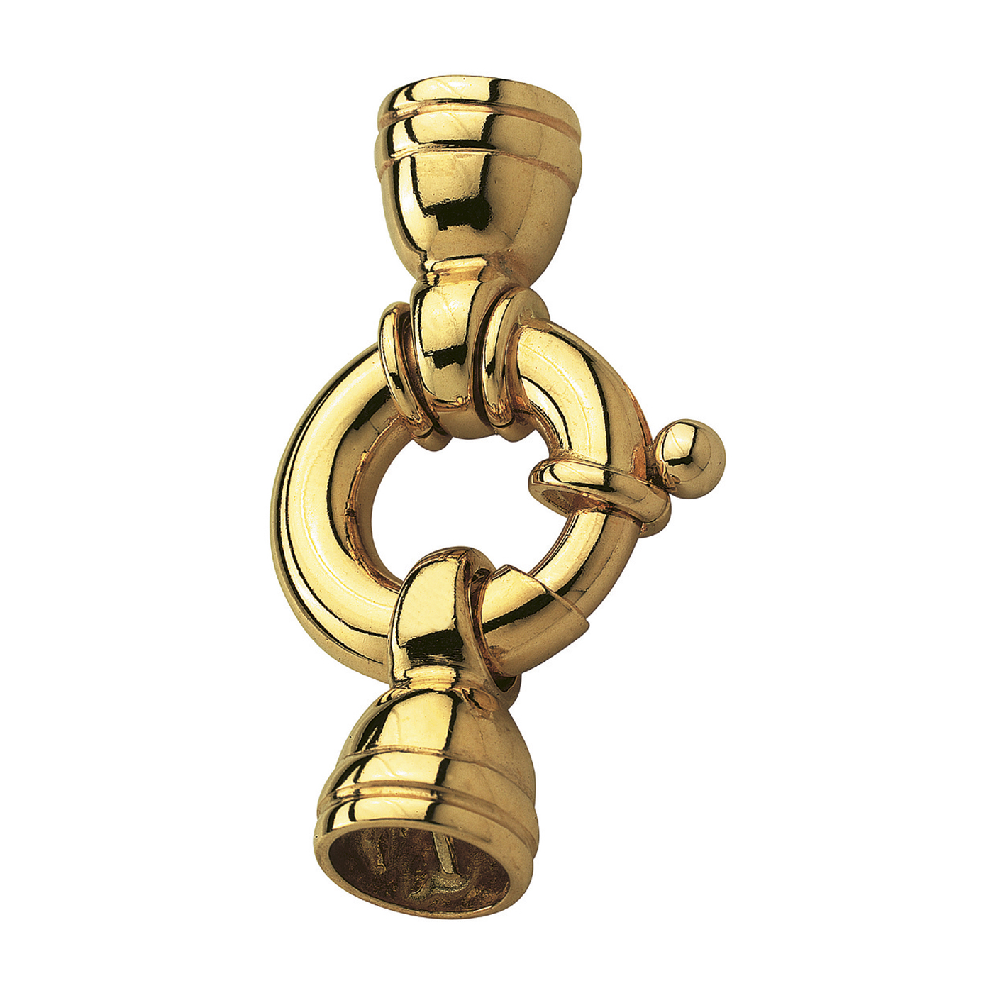 Federring, 750 G, ø 15 mm, mit Endkappen - 1 Stück