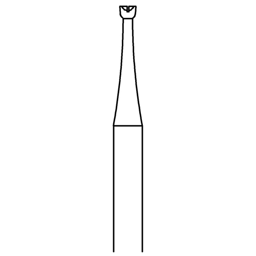 Clean Cut Cupbur Hohlbohrer, Fig. 411CCC, ø 1,3 mm - 1 Stück