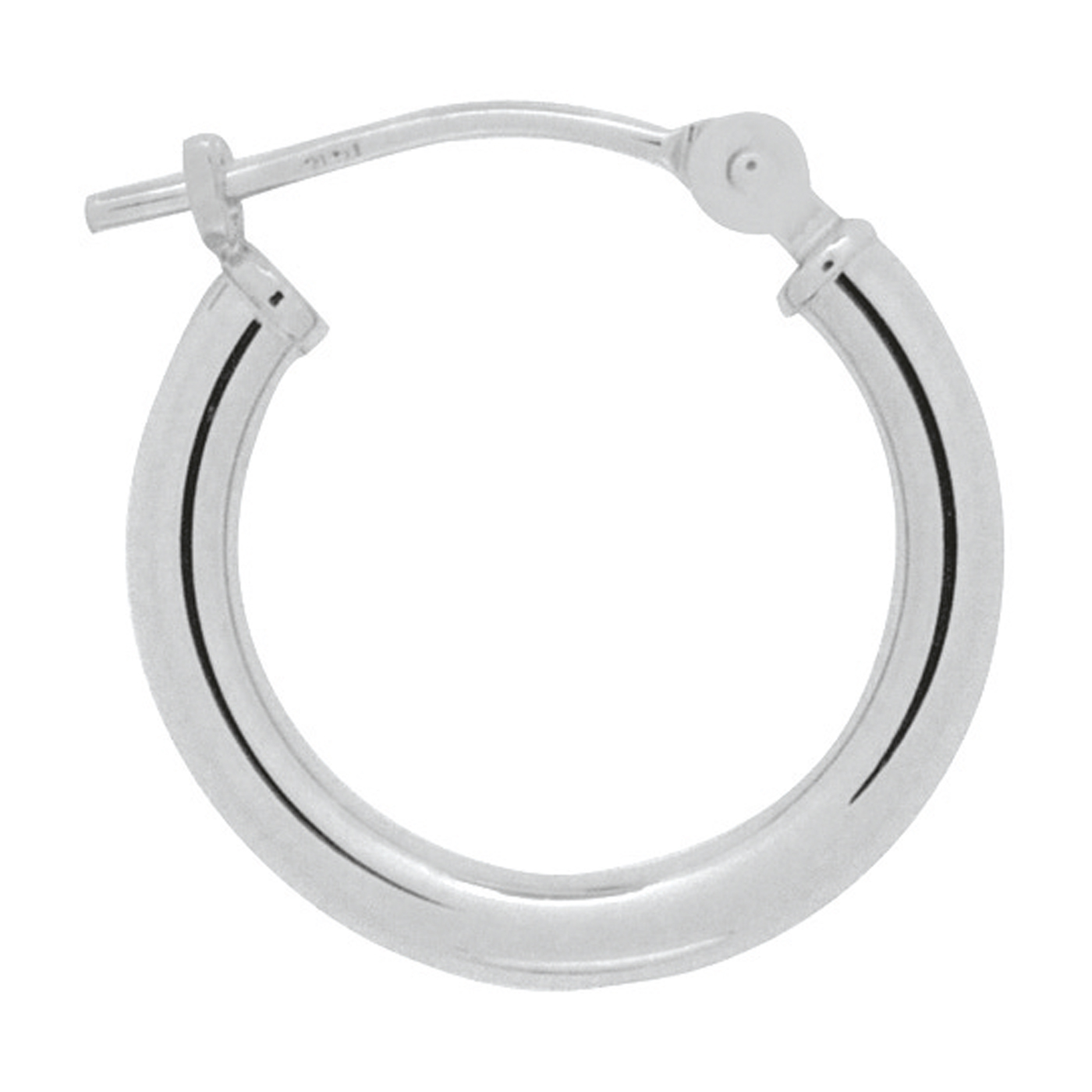 Scharnier-Creole, 925 Ag, ø 15 mm, Rohrstärke 2 mm - 1 Stück