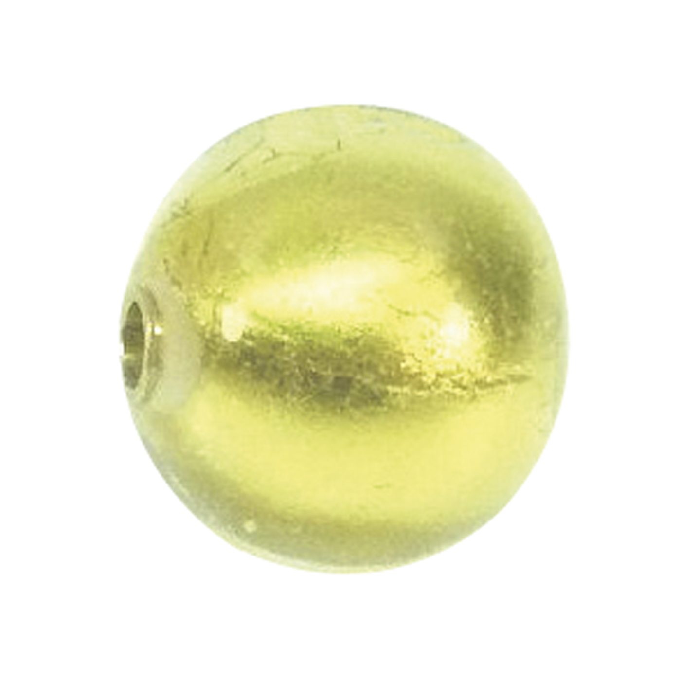 Wechselschließe, Muranoglas, Kugel, gold, ø 20 mm - 1 Stück