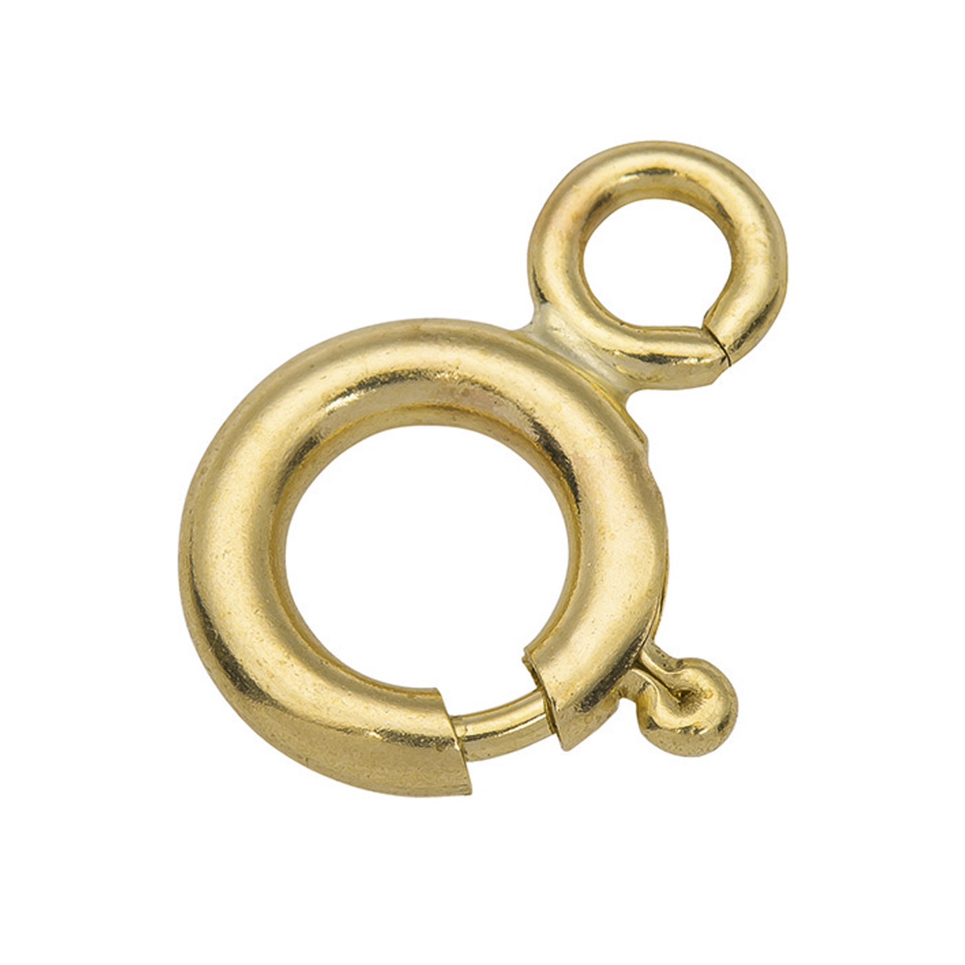 Spring Ring, 585G, ø 7 mm - 1 piece
