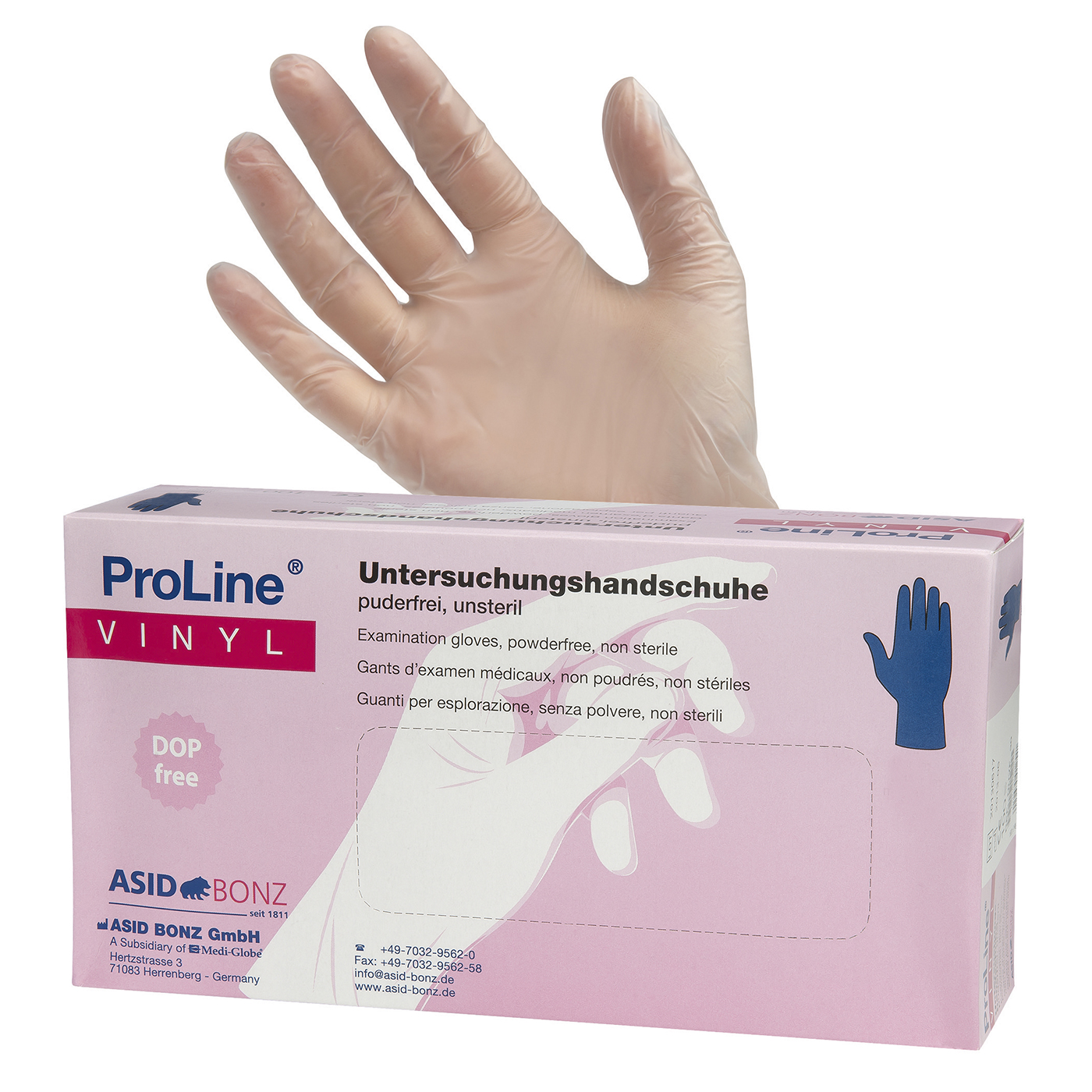 ProLine Vinyl Gloves, Size XL, Not Powdered - 100 pieces