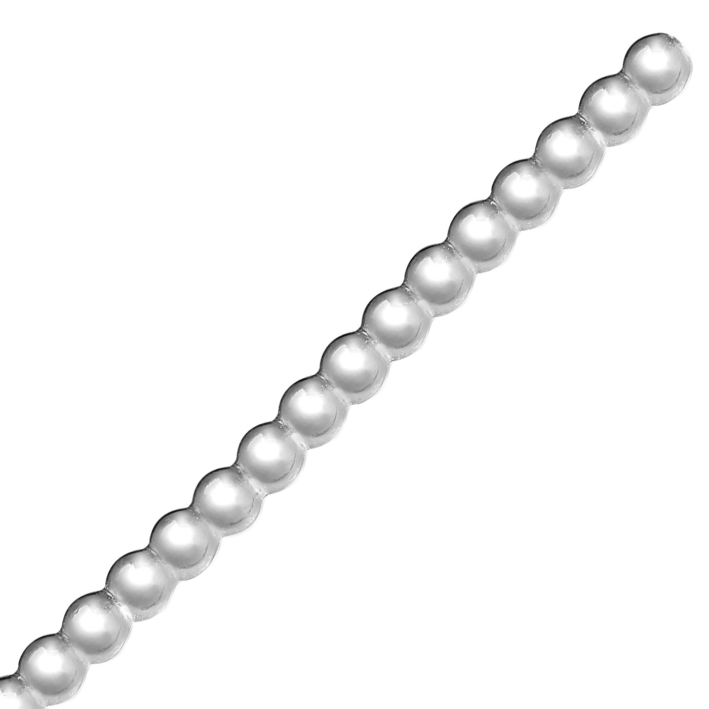 Perldraht, 925 Ag, Draht-Ø 1,5 mm - 10 cm