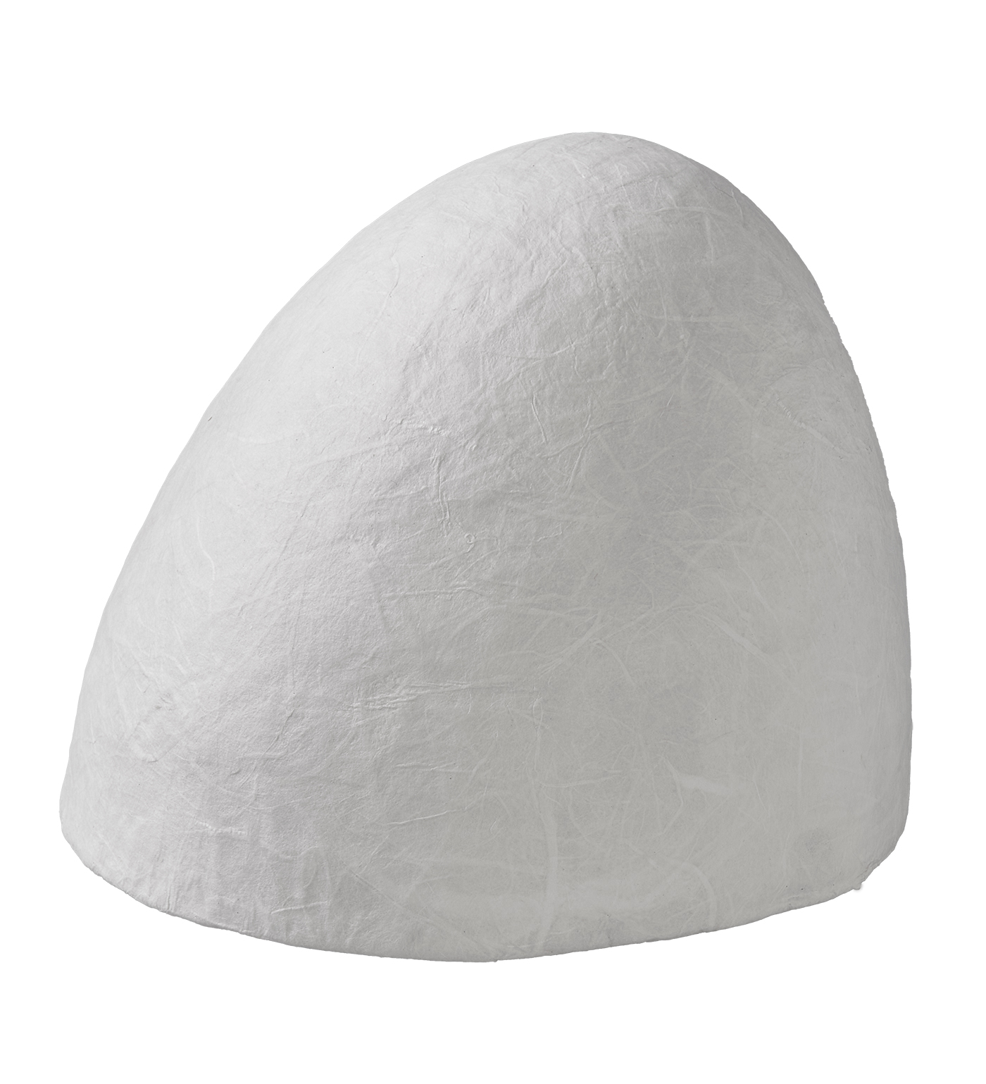 Egg-Shaped Display Bust, White, ø 180 mm - 1 piece