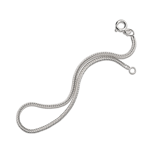 Foxtail Chain, 925Ag, 1.50 mm, 45 cm - 1 piece