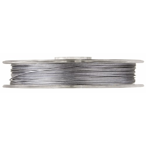 Jewelry Wire Steel Wire, Steel-Coloured, 49 Strands,ø 0.35mm - 9,15 m