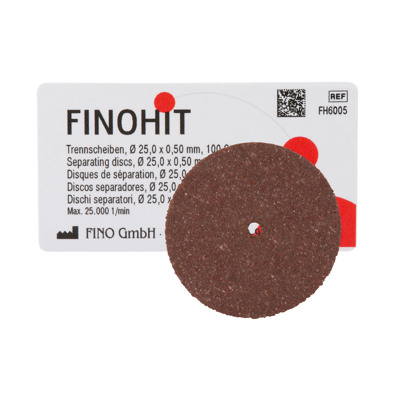 FINODISC C Separating Discs, ø 25 x 0.5 mm - 100 pieces