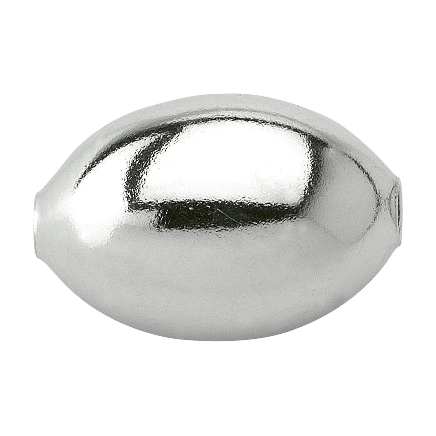 Olive, 925Ag Polished, ø 13 x 19 mm - 1 piece