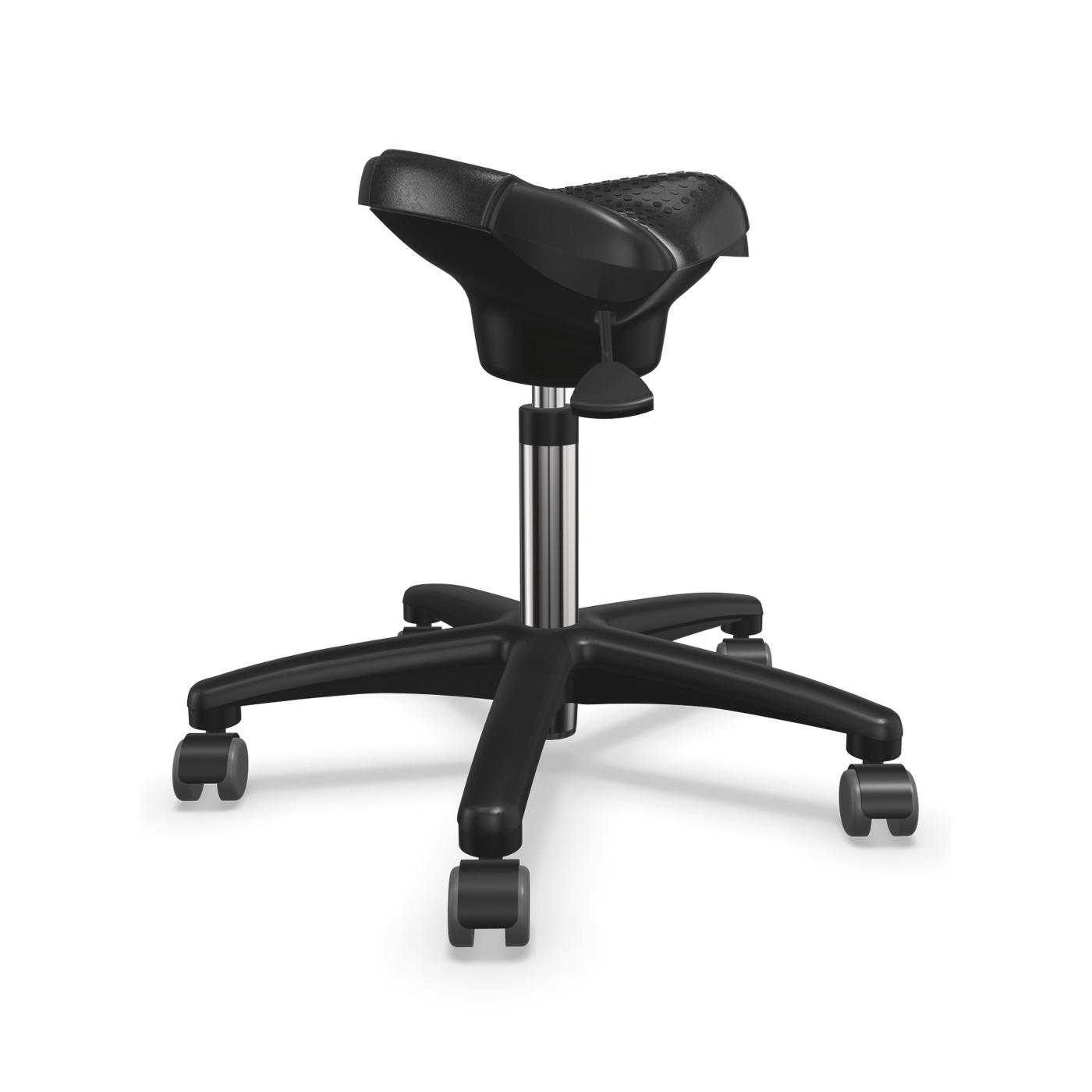 Tec profile Ergo Stool, PU soft Black - 1 piece Tec profile Ergo Stool, PU soft Black - 1 piece