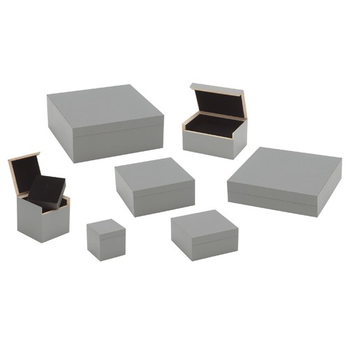 Jewellery Packaging "Greybox", 60 x 60 x 30 mm - 1 piece Jewellery Packaging "Greybox", 60 x 60 x 30 mm - 1 piece