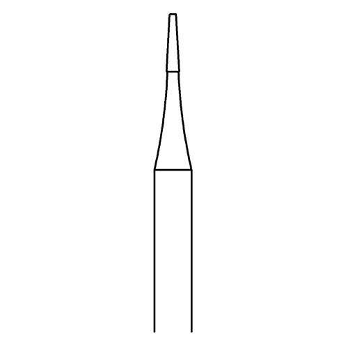 Zylinderfräser, Fig. 38, ø 0,8 mm - 1 Stück