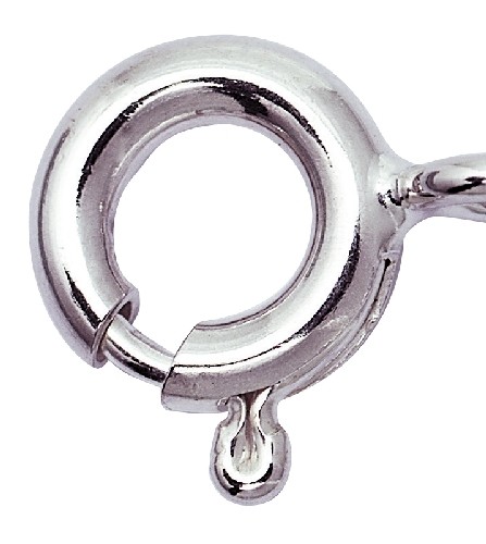 Figaro Curb Chain Diamond-Coated, 925Ag, 1.80 mm, 45 cm - 1 piece