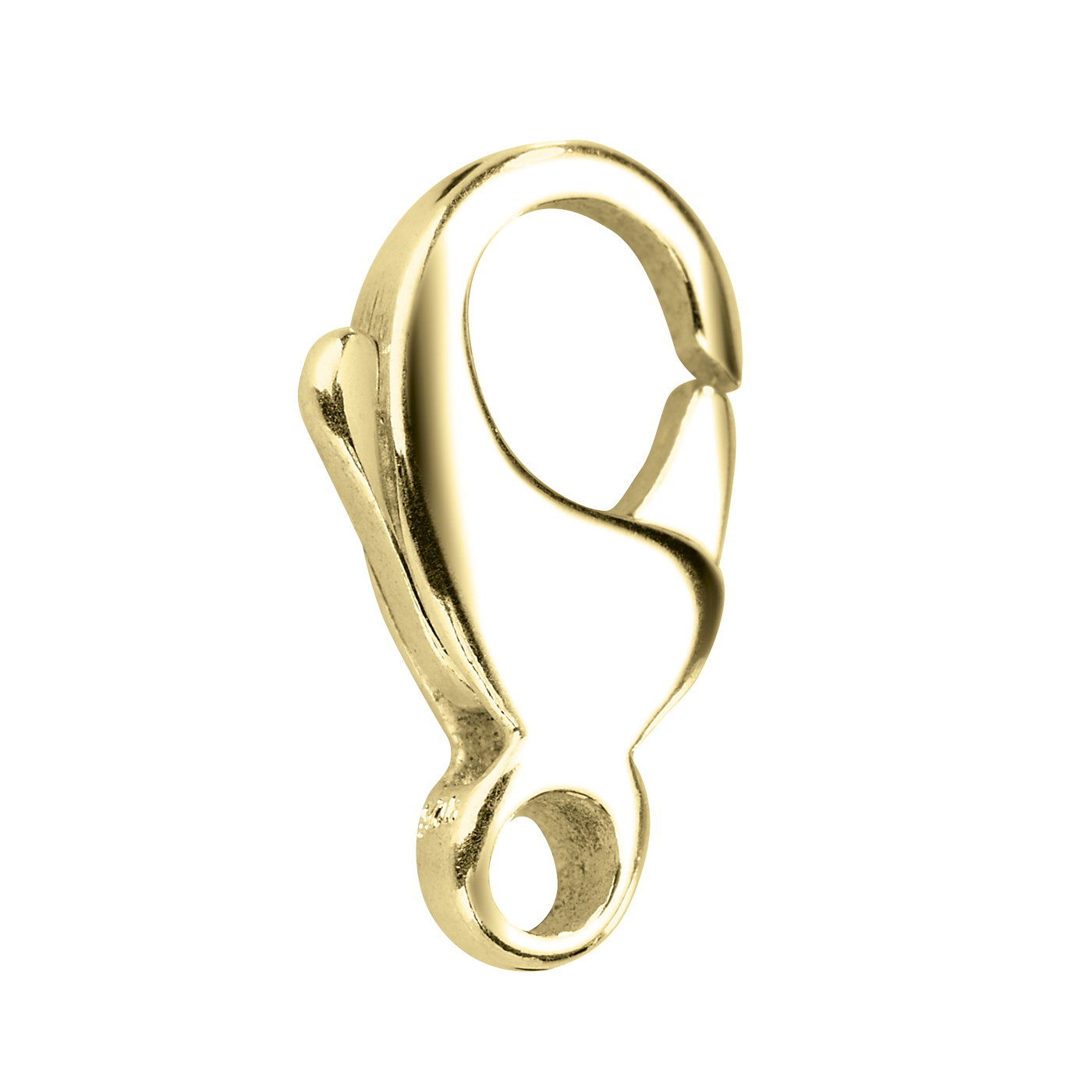 Karabiner, 750 G, 11 mm, bauchig, schwere Ausführung - 1 Stück