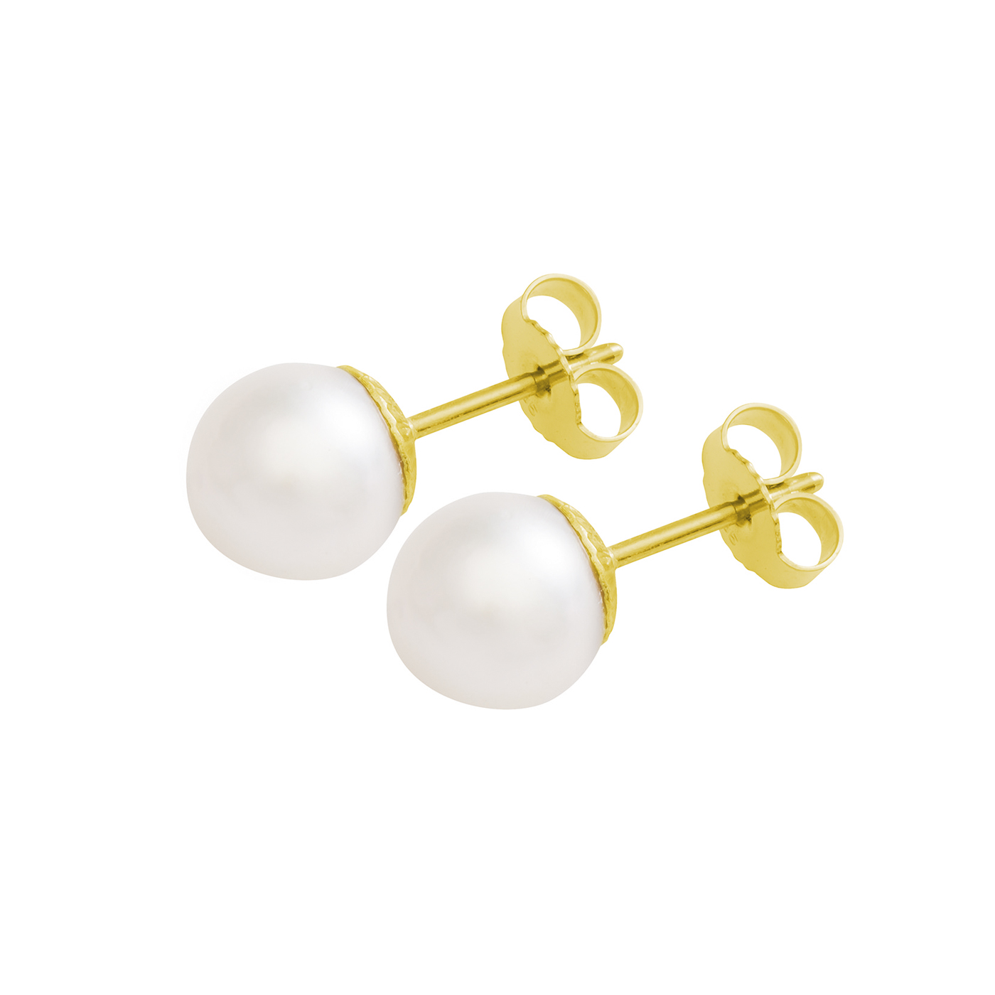 Earrings Akoya Cultured Pearls, 585G, Pearl-ø 8-8,5 mm - 1 pair