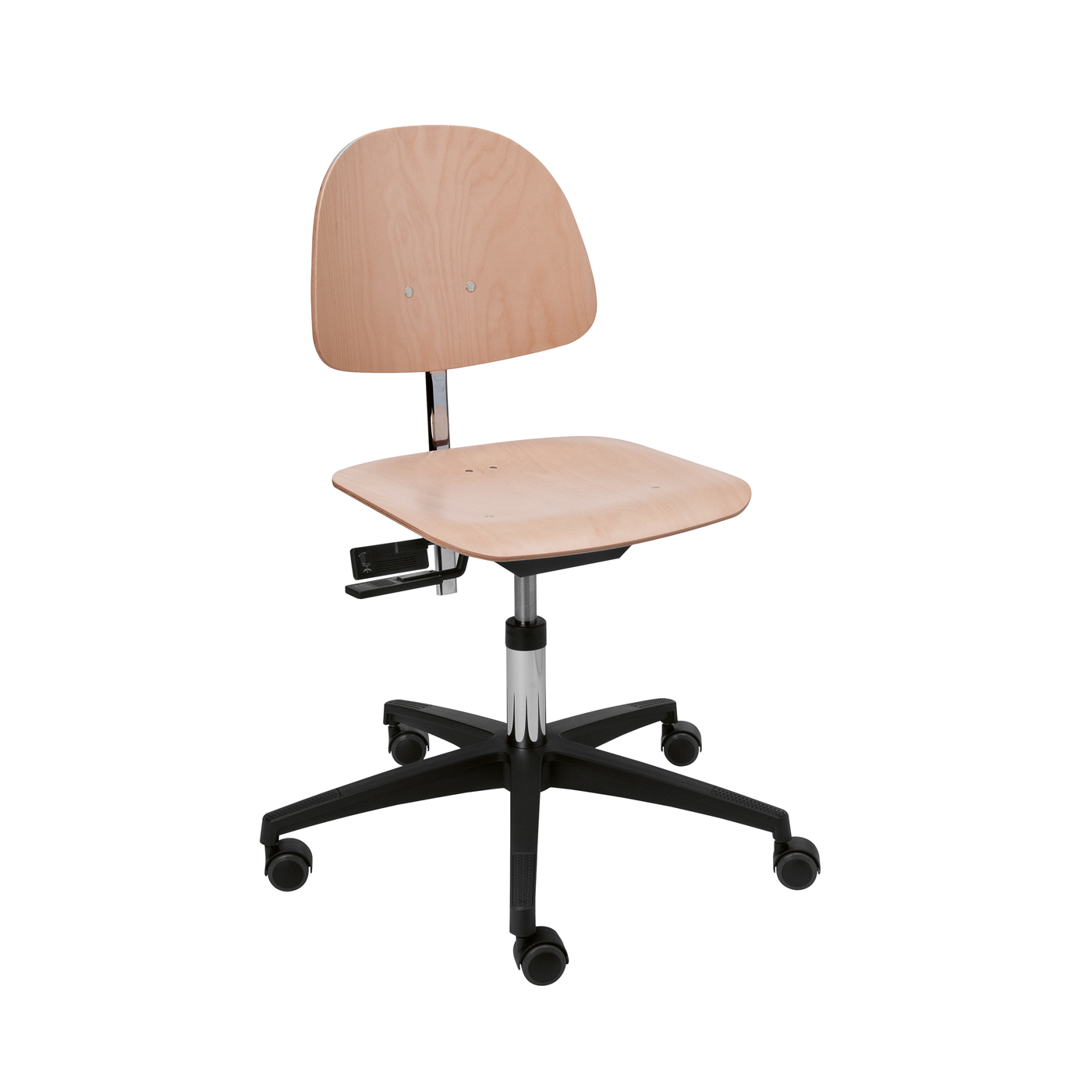 Dauphin Tec Basic Drehstuhl, PC Technik, Buche natur - 1 Stück