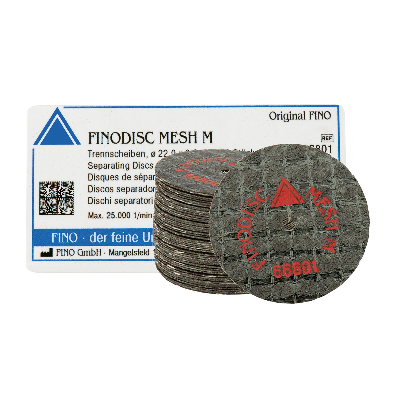 FINODISC MESH M Separating Discs, ø 22 x 0.2 mm - 50 pieces